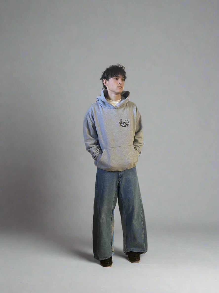 Vietnamese Fisherman Hoodie Light Heather Gray [PREORDER]